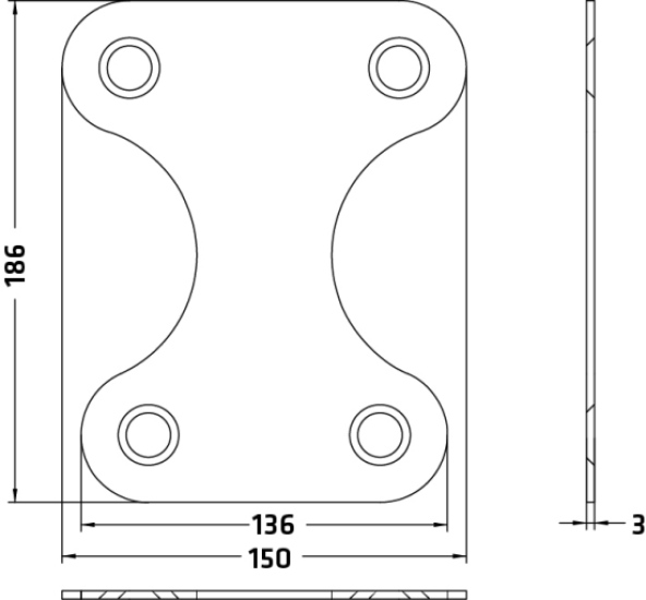 0° VR 10810 Clusterplatte