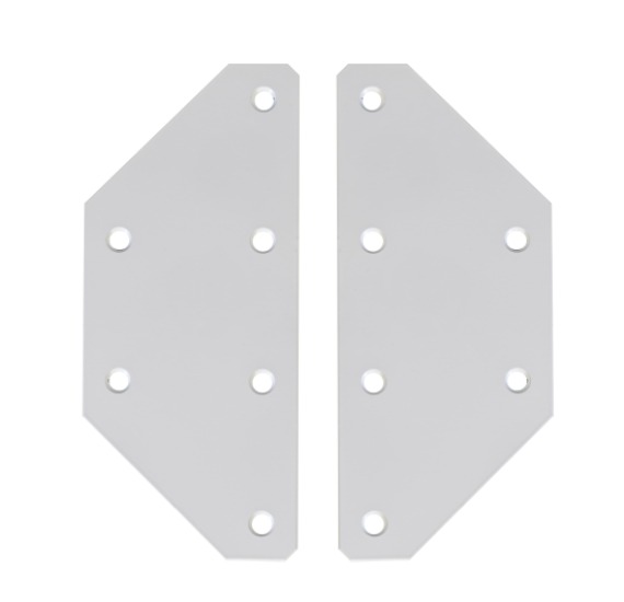 P10 Connector plates white