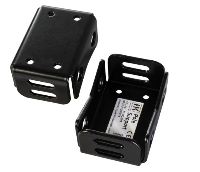 P10 Pole mount black