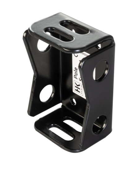 P10 Pole mount black
