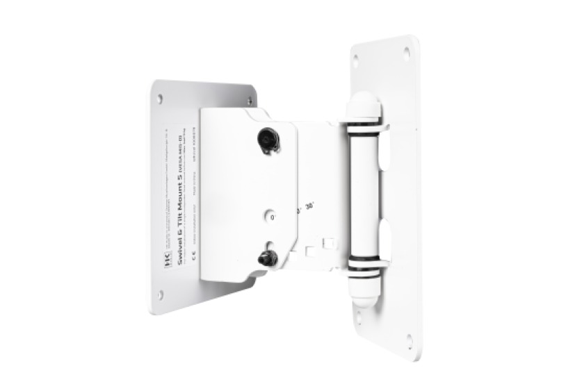 Swivel and tilt wall mount S white