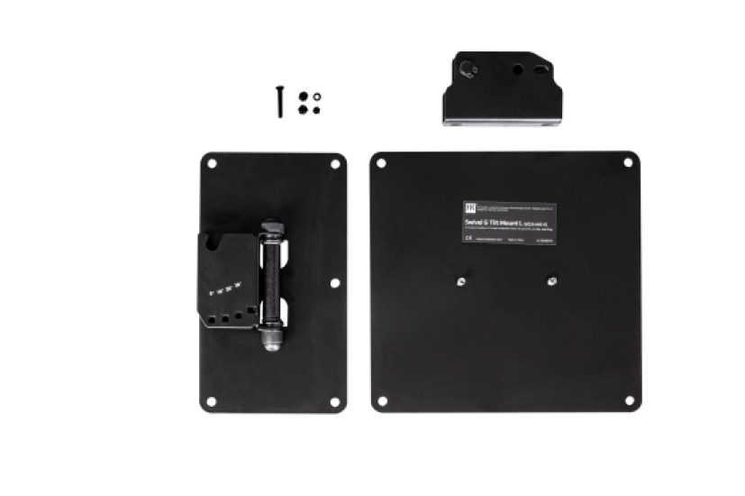 Swivel and tilt wall mount L black
